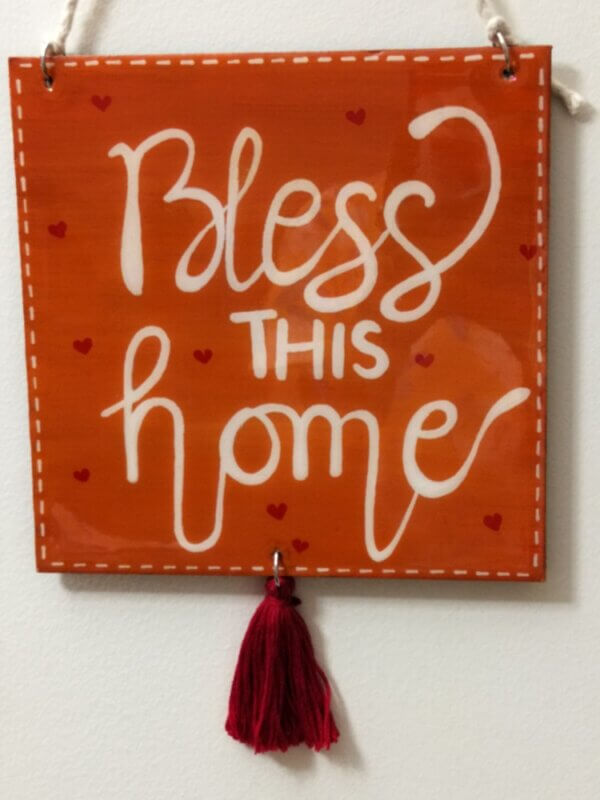 Bless This Home Wall Hanging - Housewarming Gift