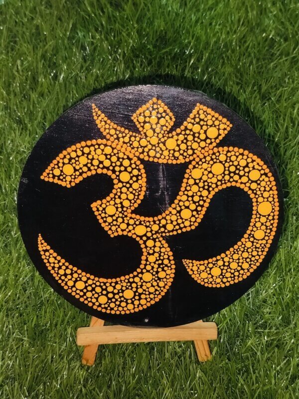 Om Dot Painting - Spiritual Art & Home Decor