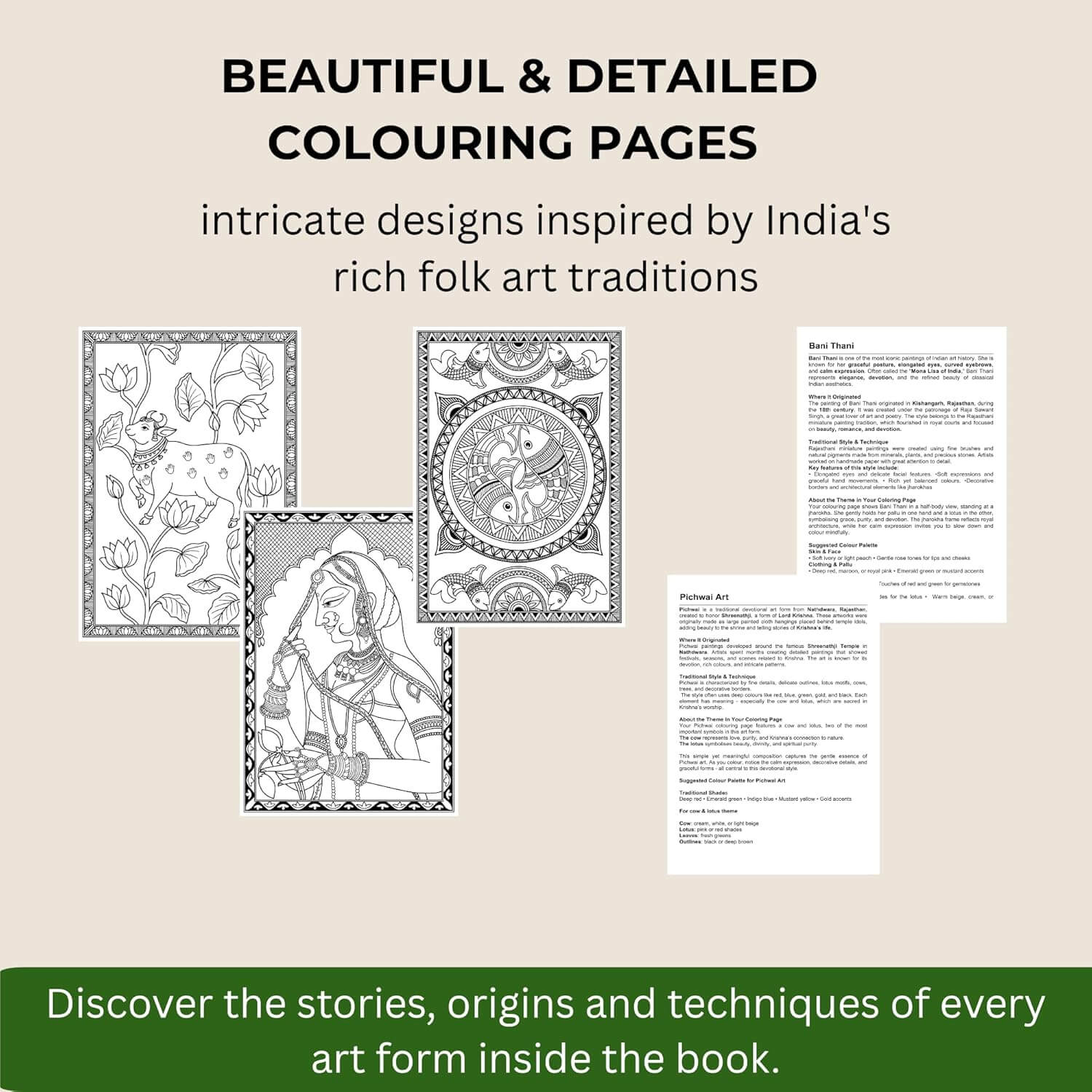 Indian Folk Art Volume 1 | Step-by-Step Guide to 10 Traditional Indian Art forms - Image 4